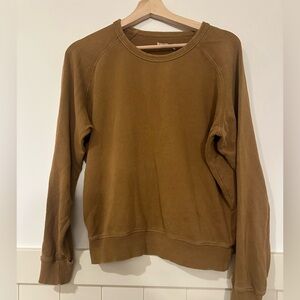 REIKO Classic camel Crew Neck Sweatshirt